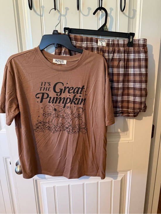 Peanuts Other - Peanuts Brown "It's the Great Pumpkin" Pajama Set